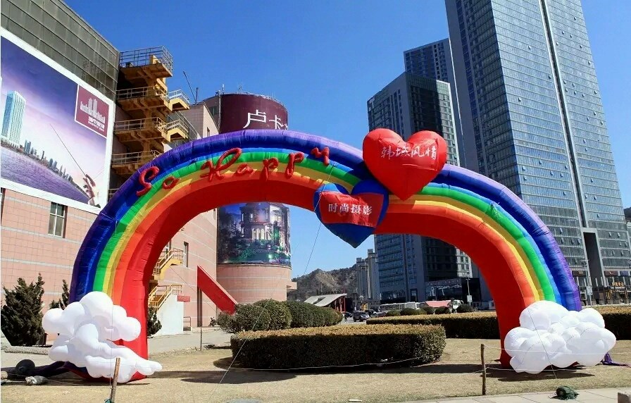 安徽彩虹充气拱门